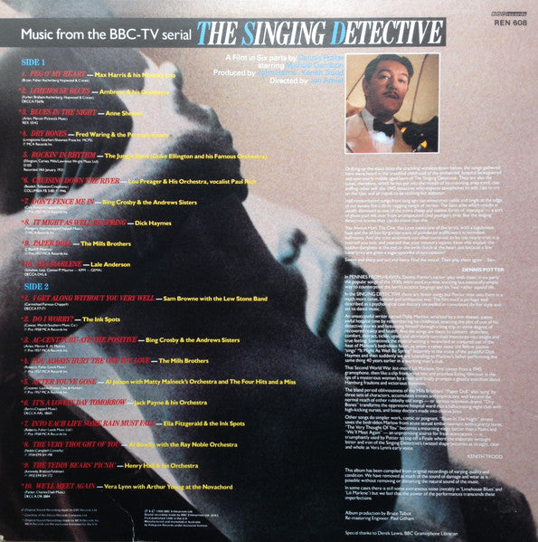Various – The Singing Detective: Music From The BBC-TV Serial LP vinyl record, image 2 of 4