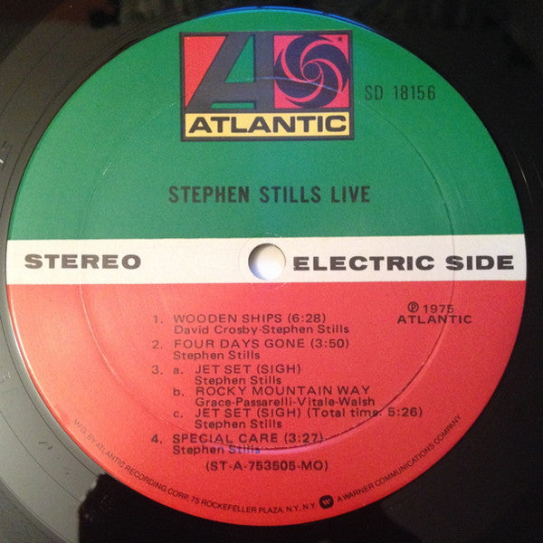 Stephen Stills – Stephen Stills Live LP vinyl record, image 2 of 3