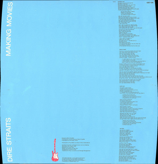 Dire Straits – Making Movies LP vinyl record, image 6 of 7