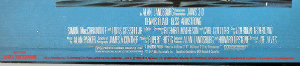 Alan Parker – Jaws 3-D - Music From The Original Motion Picture Soundtrack LP vinyl record, image 7 of 8