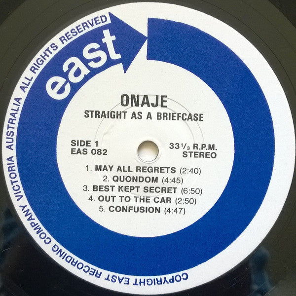 Onaje – Straight As A Briefcase LP vinyl record, image 3 of 4