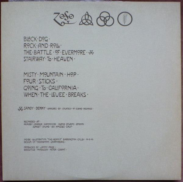 Led Zeppelin – Untitled LP vinyl record, image 5 of 7