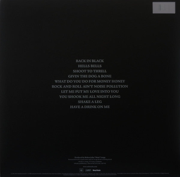 AC/DC – Back In Black LP vinyl record, image 2 of 8