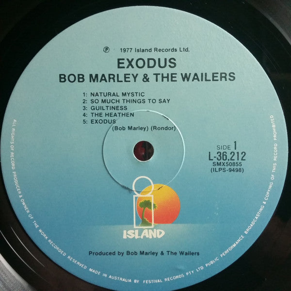 Bob Marley & The Wailers – Exodus LP vinyl record, image 4 of 5