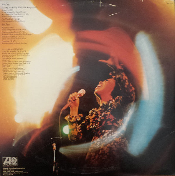 Roberta Flack – Killing Me Softly LP vinyl record, image 2 of 4
