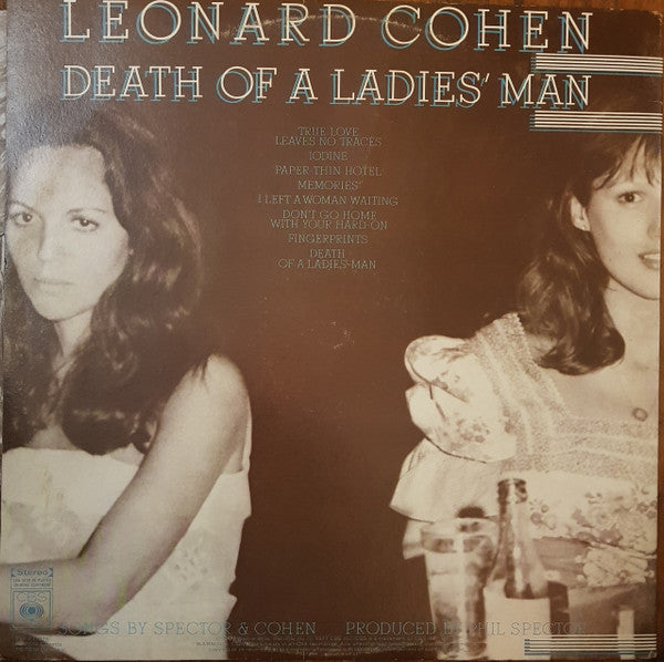 Leonard Cohen – Death Of A Ladies' Man LP vinyl record, image 2 of 5