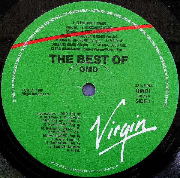 Orchestral Manoeuvres In The Dark – The Best Of OMD LP vinyl record, image 5 of 6