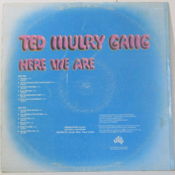 Ted Mulry Gang – Here We Are LP vinyl record, image 2 of 9