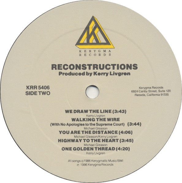 AD – Reconstructions LP vinyl record, image 4 of 7