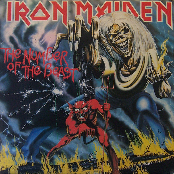 Iron Maiden – The Number Of The Beast LP vinyl record, image 1 of 7