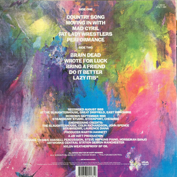 Happy Mondays – Bummed LP vinyl record, image 2 of 3