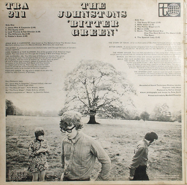The Johnstons – Bitter Green LP vinyl record, image 2 of 4