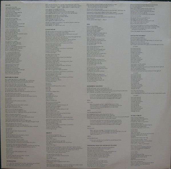 Rupert Holmes – Partners In Crime LP vinyl record, image 4 of 6