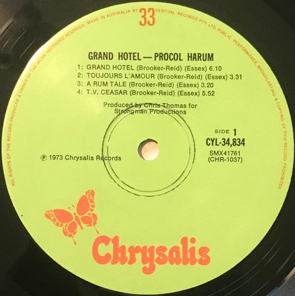 Procol Harum – Grand Hotel LP vinyl record, image 3 of 9