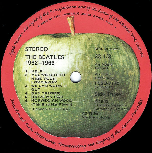 The Beatles – 1962-1966 (2xLP) LP vinyl record, image 7 of 10