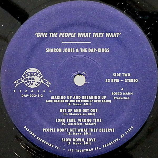 Sharon Jones & The Dap-Kings – Give The People What They Want LP vinyl record, image 4 of 5
