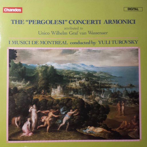 I Musici De Montréal, Yuli Turovsky – The "Pergolesi" Concerti Armonici Attributed To Unico Wilhelm Graf van Wassenaer LP vinyl record, image 1 of 4