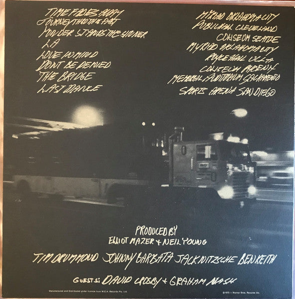 Neil Young – Time Fades Away LP vinyl record, image 4 of 4