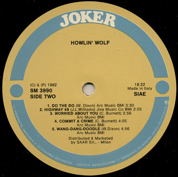 Howlin' Wolf – Red Rooster LP vinyl record, image 4 of 4