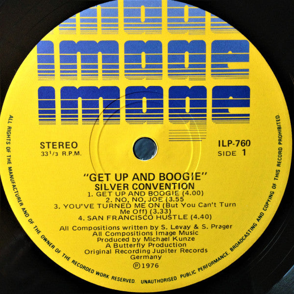 Silver Convention – Get Up And Boogie! LP vinyl record, image 5 of 6