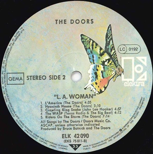 The Doors – L.A. Woman LP vinyl record, image 4 of 4