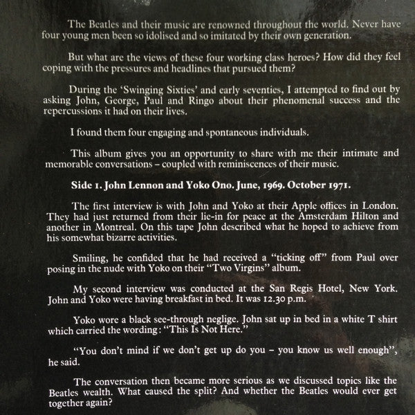 The Beatles, David Wigg – The Beatles Tapes From The David Wigg Interviews (2xLP) LP vinyl record, image 9 of 10