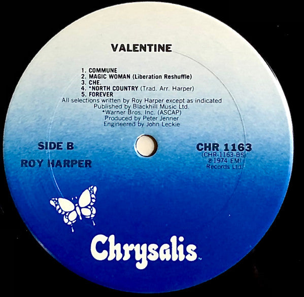 Roy Harper – Valentine LP vinyl record, image 4 of 4