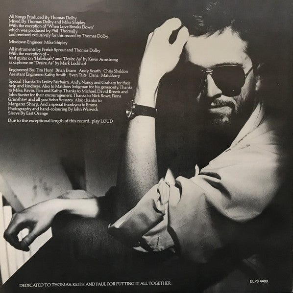 Prefab Sprout – Steve McQueen LP vinyl record, image 5 of 6