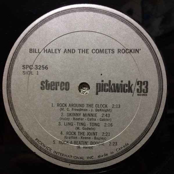 Bill Haley And His Comets – Rockin' LP vinyl record, image 3 of 4