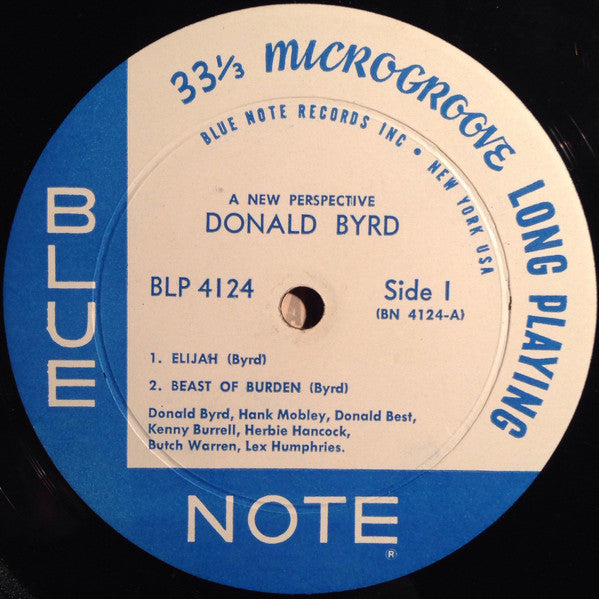 Donald Byrd – A New Perspective LP vinyl record, image 3 of 4