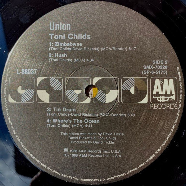 Toni Childs – Union LP vinyl record, image 4 of 6