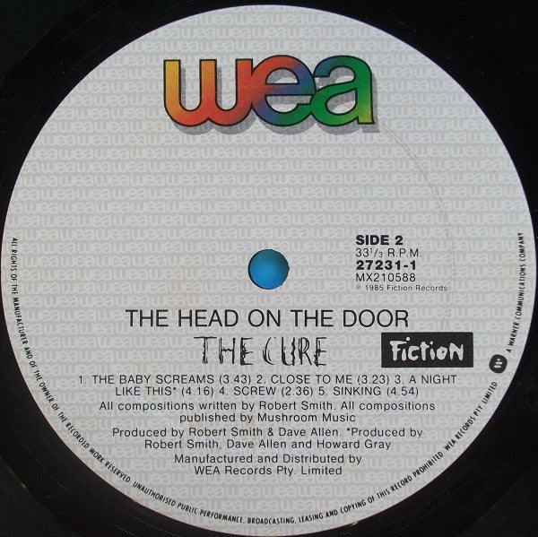 The Cure – The Head On The Door LP vinyl record, image 4 of 6