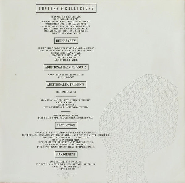 Hunters & Collectors – Human Frailty LP vinyl record, image 6 of 6