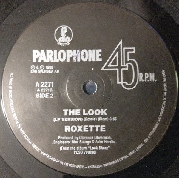 Roxette – Dressed For Success 7" vinyl record, image 4 of 4