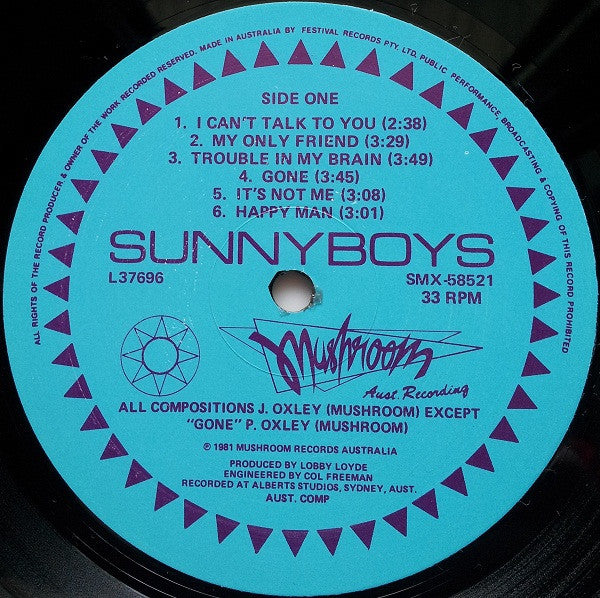 Sunnyboys – Sunnyboys LP vinyl record, image 3 of 6