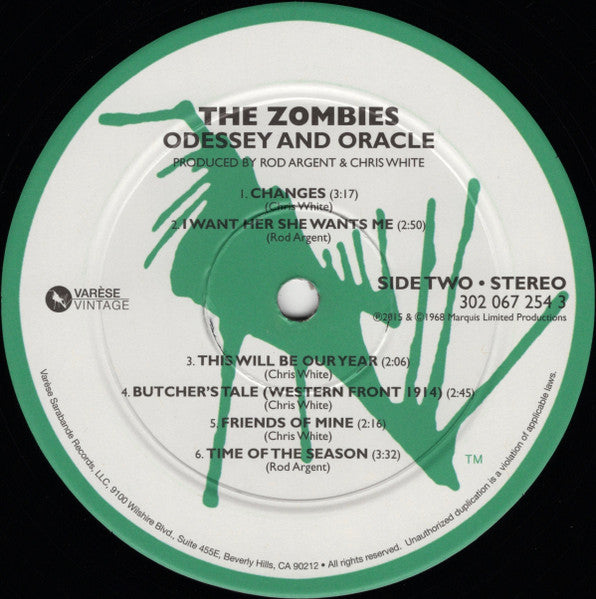 The Zombies – Odessey And Oracle LP vinyl record, image 4 of 4