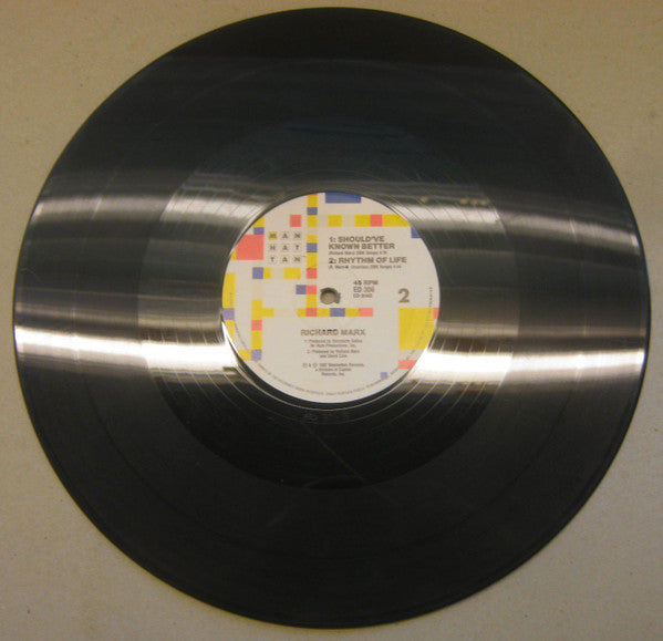 Richard Marx – Should've Known Better 12" vinyl record, image 5 of 7