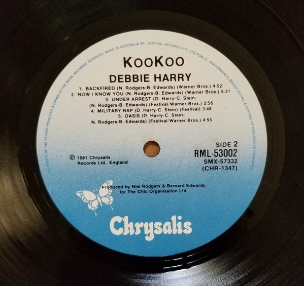 Deborah Harry – KooKoo LP vinyl record, image 4 of 6
