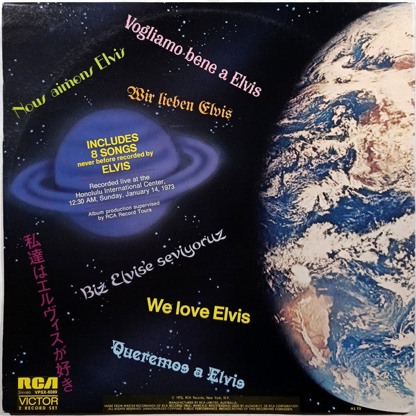 Elvis Presley – Aloha From Hawaii Via Satellite (2xLP) LP vinyl record, image 4 of 8