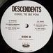 Descendents – Cool To Be You LP vinyl record, image 4 of 6