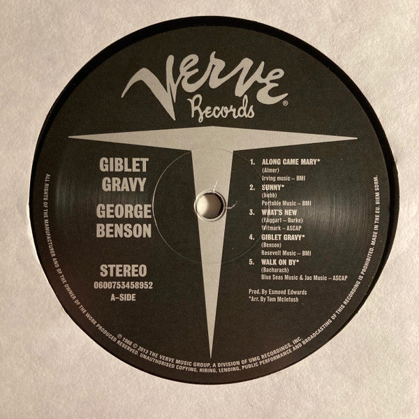George Benson – Giblet Gravy LP vinyl record, image 3 of 4