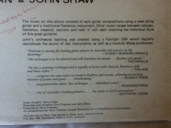 Chris Freeman, John Shaw – Synthesized Orchestration Vol. 2 LP vinyl record, image 7 of 8