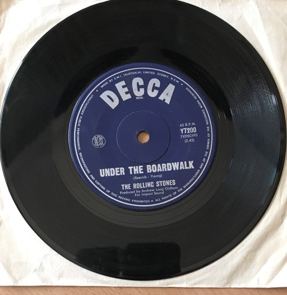 The Rolling Stones – Under The Boardwalk 7" vinyl record, image 3 of 4