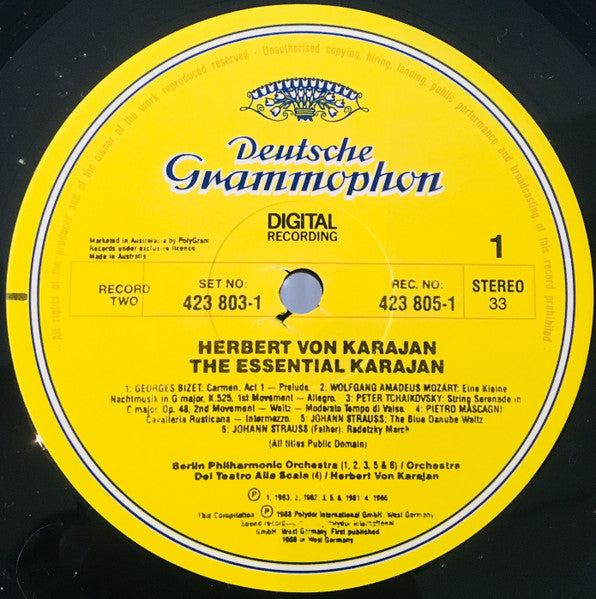 Herbert Von Karajan – The Essential Karajan (2xLP) LP vinyl record, image 9 of 10