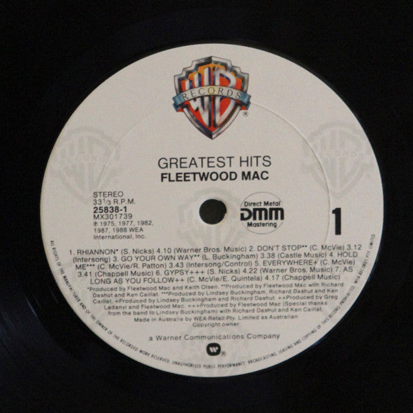 Fleetwood Mac – Greatest Hits LP vinyl record, image 5 of 6