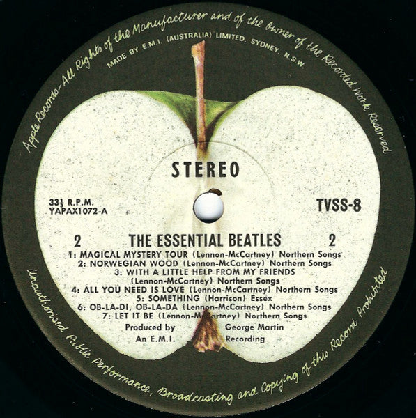 The Beatles – The Essential Beatles LP vinyl record, image 4 of 4