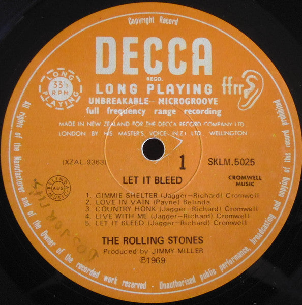 The Rolling Stones – Let It Bleed LP vinyl record, image 4 of 5