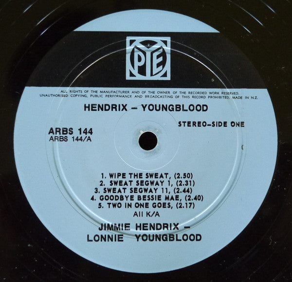 Jimi Hendrix, Lonnie Youngblood – Hendrix - Youngblood LP vinyl record, image 2 of 4