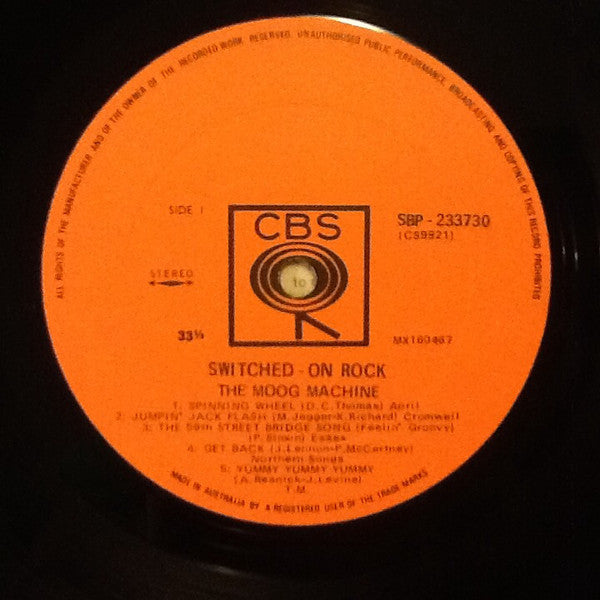 The Moog Machine – Switched-On Rock LP vinyl record, image 3 of 4