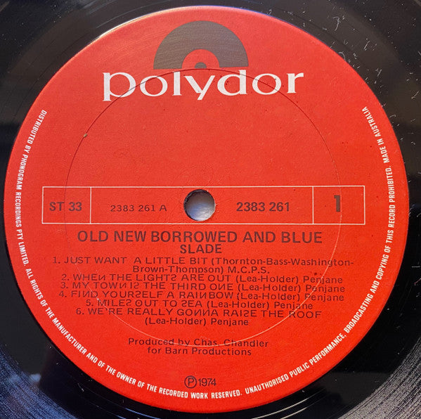 Slade – Old New Borrowed And Blue LP vinyl record, image 3 of 6